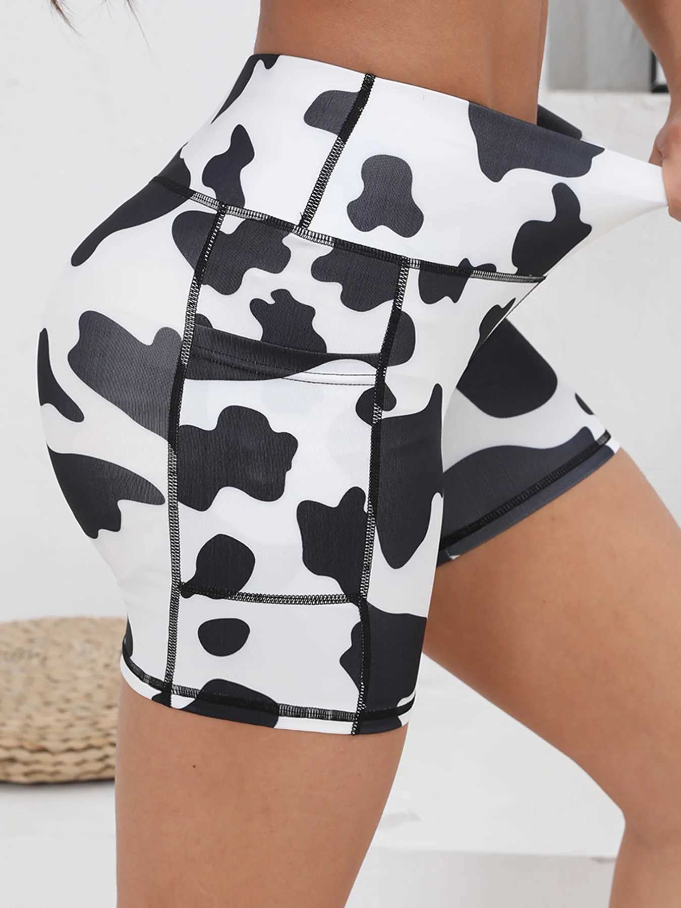 Biker Shorts for Women with Pockets Waisted Tummy Control Workout Yoga Running Gym Tennis ShortsXJ250111