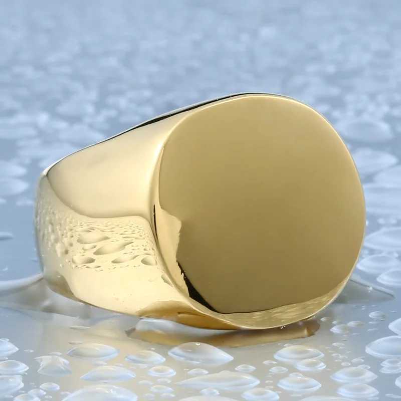 Milangirl Biker Punk Style Rings for Men Width Signet Square Finger Fashion Brand Jewelry Accories Whole SaleXJ250110