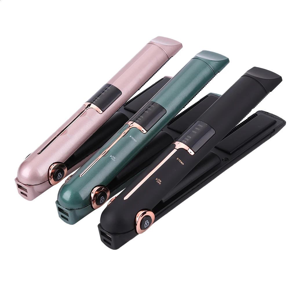 2-in-1 Curling Wand Straightener Temperature Adjustable 2 in 1 Hair Straightener Curler for Travel Gift for Girls/Women 250108