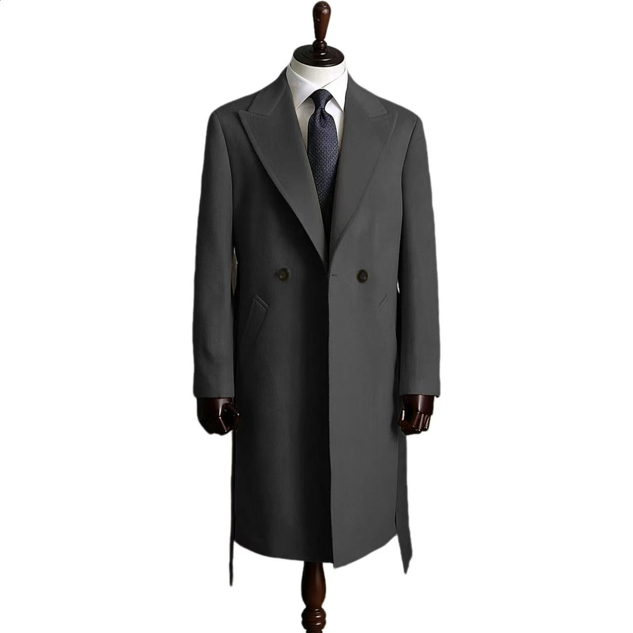 Modern trench coat for men comfortable winter jacket menfor Business leisure everyday lifeLapels coats 250107