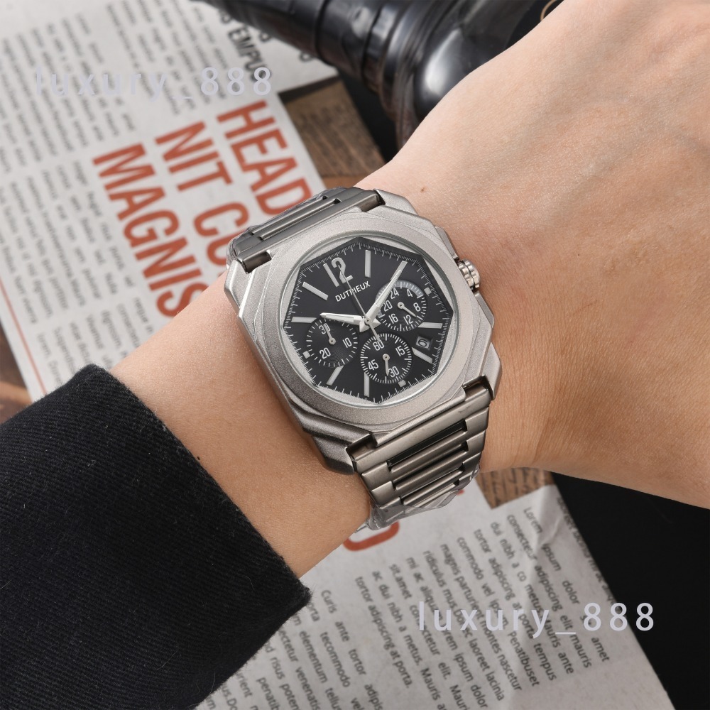 Hot Business Luxury Watches for Men Quartz Wristwatch Hot Sale Automatic Date Daily Waterproof Designer Multifunction Male Clocks for Super Gift Wholesale