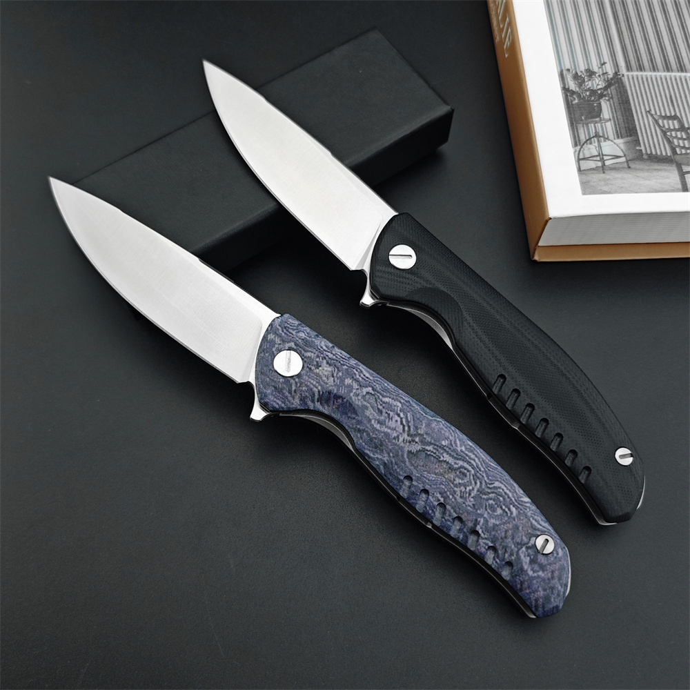 NEW G10 Hunting Knives Folding Quantum Cromax D2 Drop Point Blade Outdoor Camping Pocket Knife EDC Tool with Original Box 15535 3300 535 533 1660 9000