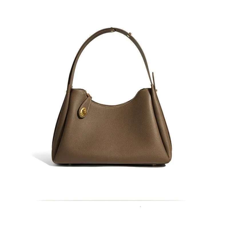 Head Layer Cowhide Armpit New Fashionable Single Shoulder Crossbody Bag, Niche High-End Genuine Leather Women's Bag