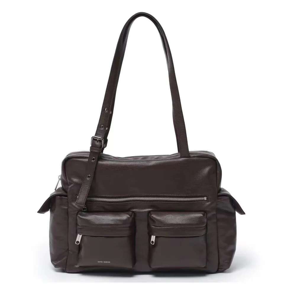 Samo Ondoh Korean Retro Fashion Autumn And Winter Melard Large Capacity Handbag Shoulder Bag Samoondoh Briefcase