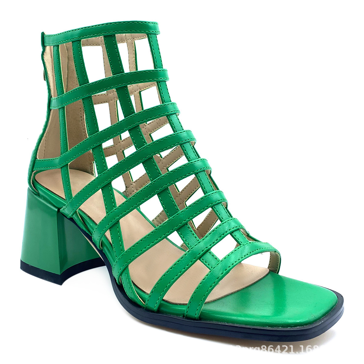 Coarse Heeled Sandals, Summer High Heels, Chengdu Women's Shoe Customization