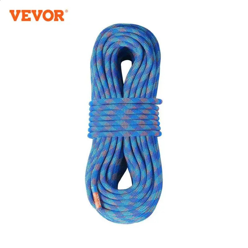 VEVOR 102mm Dynamic Climbing Rope 131230ft Outdoor Rock 25KN Breaking Tension Stretchable Fiber with Hooks 250106z