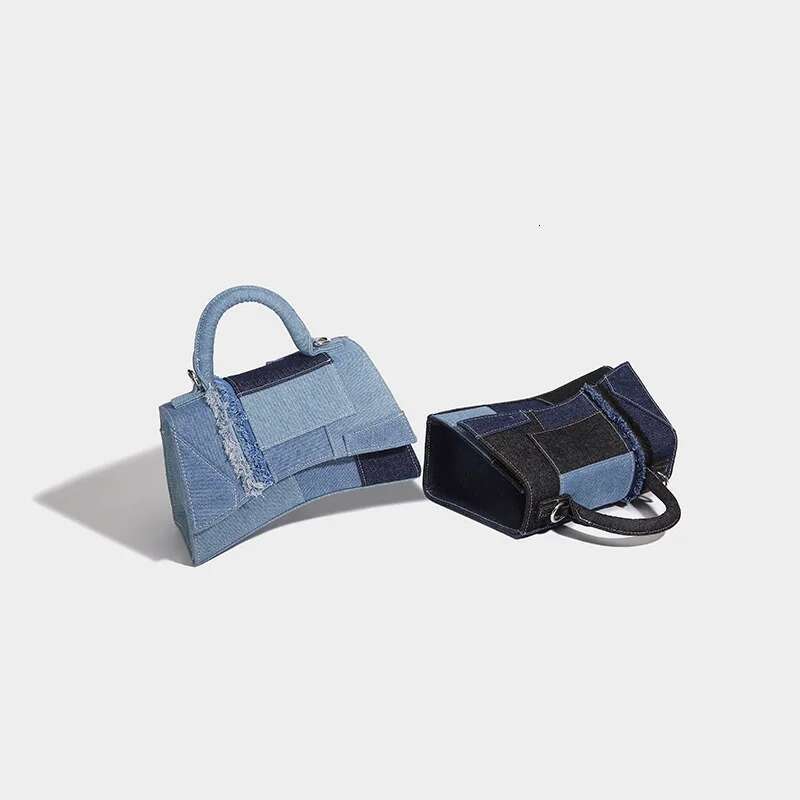 Bag Women's Shoulder Premium Splicing Denim Saddle Handbags For Women Crossbody Party Casual Fashionable Versatile Hand-Held