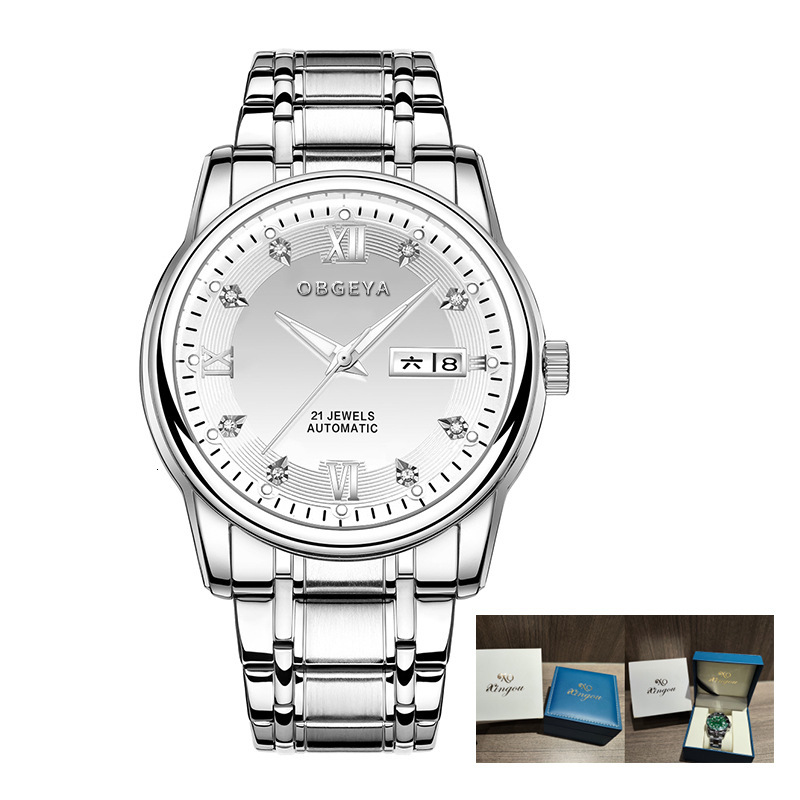 Stylish Men's Waterproof Watch with Automatic Mechanical Movement