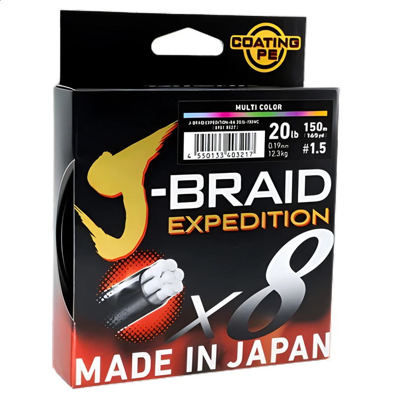 DAIWAPE EXPEDITION 8X Braided Fishing Line 300m 150M 10-90lb Japan PE Braided Line J Braid Line 250107