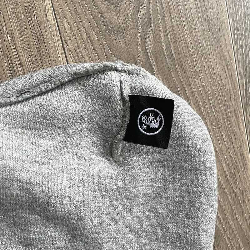Beanie/Skull Caps Studios Sports Flame Beanie Knitted Casual Wool Cold Hat H250113 GTJV