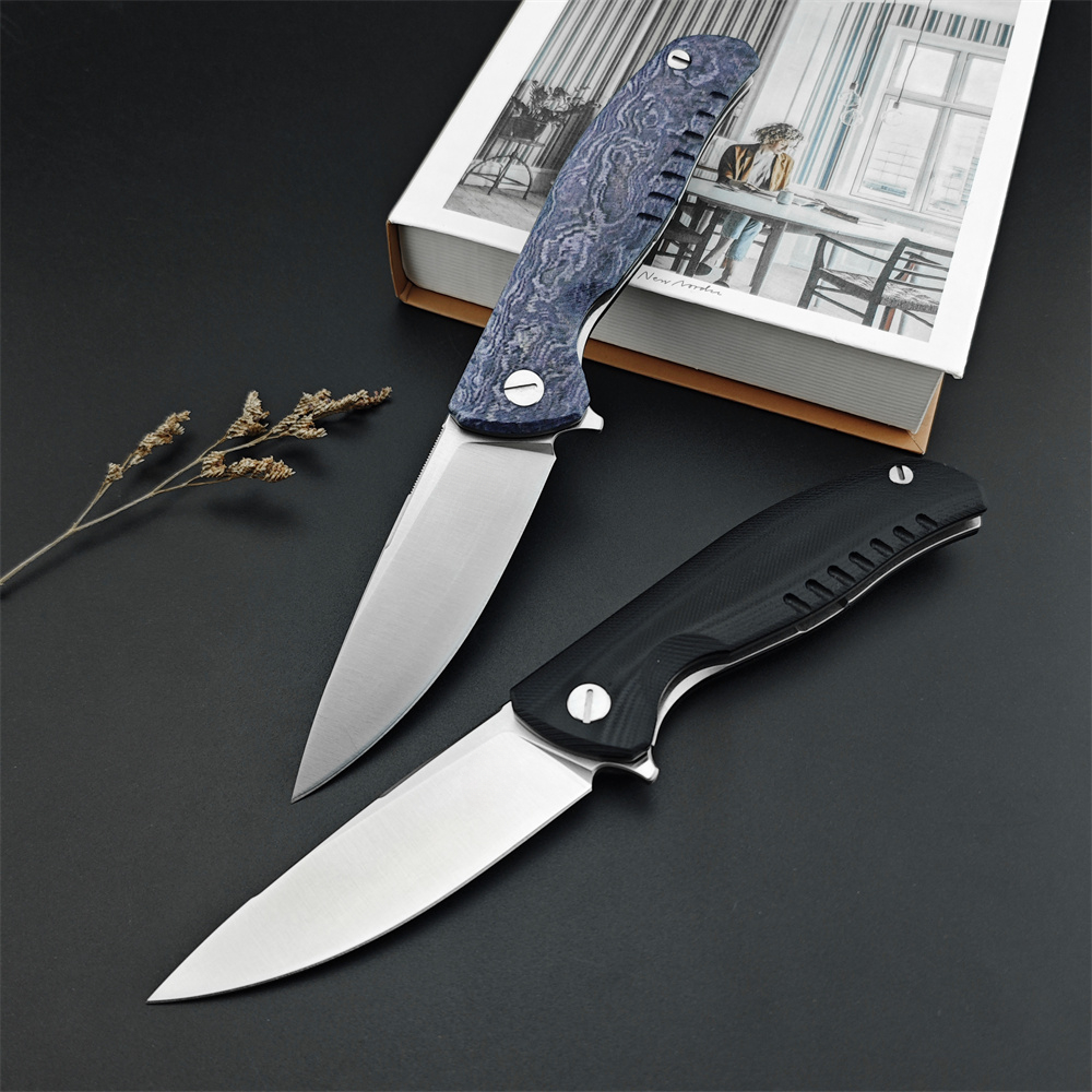 NEW G10 Hunting Knives Folding Quantum Cromax D2 Drop Point Blade Outdoor Camping Pocket Knife EDC Tool with Original Box 15535 3300 535 533 1660 9000