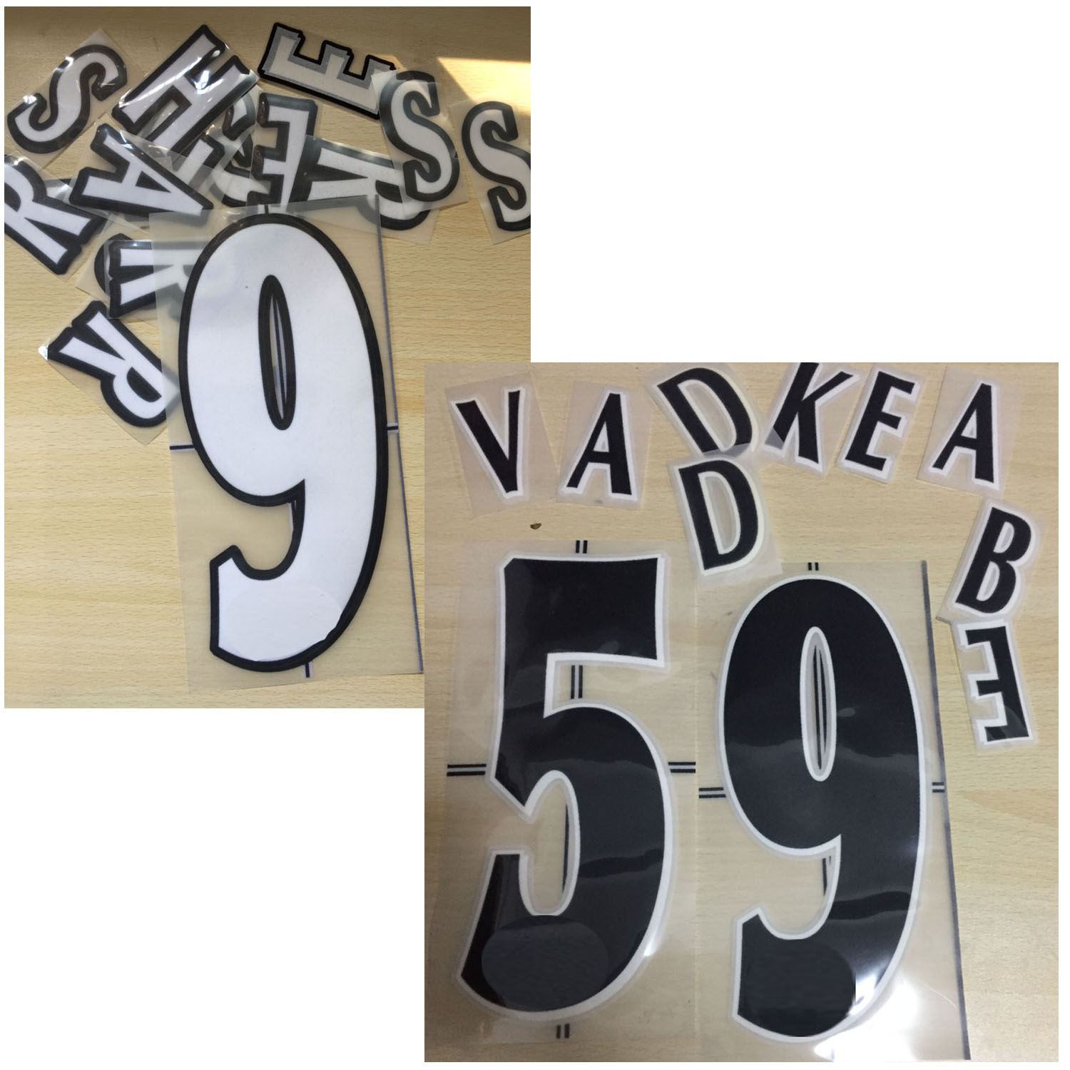 Retro Nameset Printing 1996-2007 CUSTOMIZE NAME NUMBER Heat Transfer Soccer Patch Badge