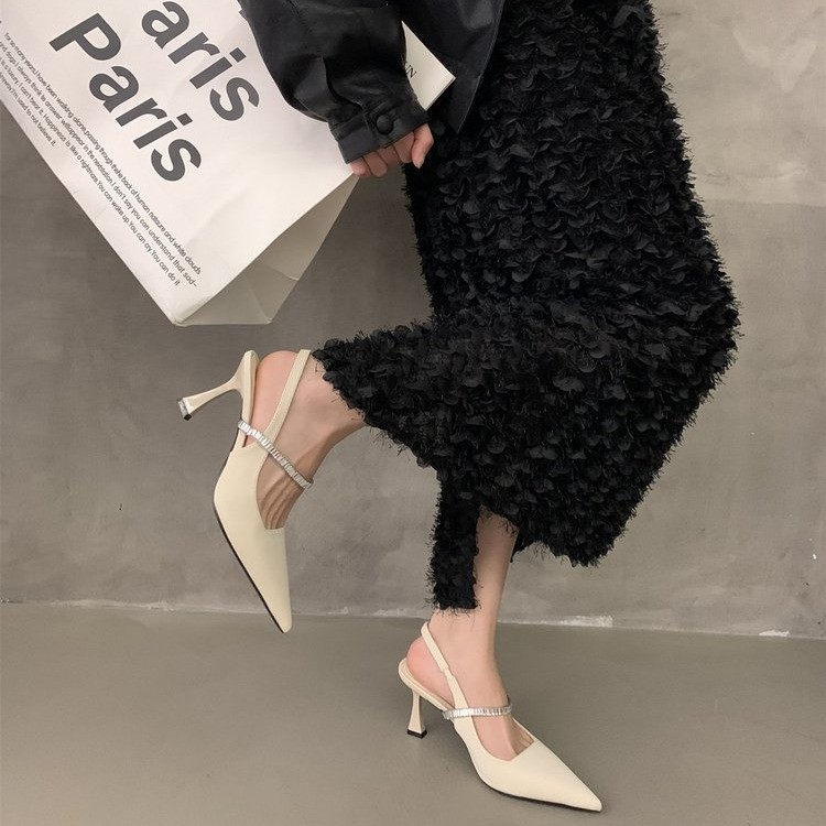 Free Shipping 2025 new designer heels Dress Shoes flat Slippers for womans diamond high heel sandals woman