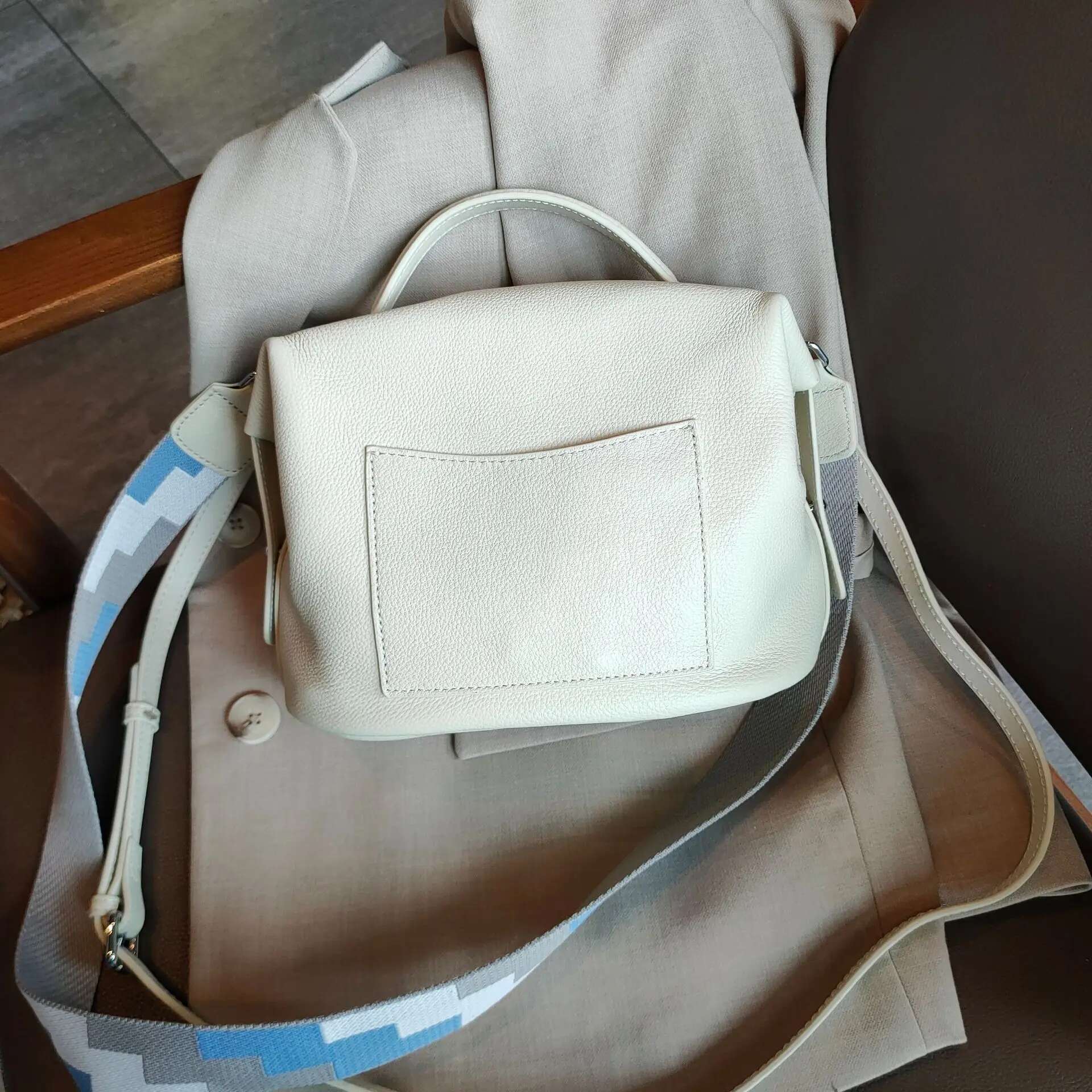 Genuine Leather Small Shoulder For Women Ladies Soft Handbag Purse With Tassels Female Casual Messenger Crossbody Bag Blue