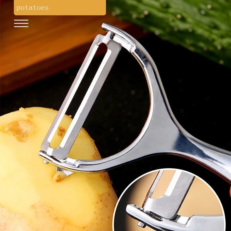 Multi-function Potato Carrot Skin Vegetable Stainless Steel Peeler Shredder Scraper Kitchen Gadgets Tools Acceesories