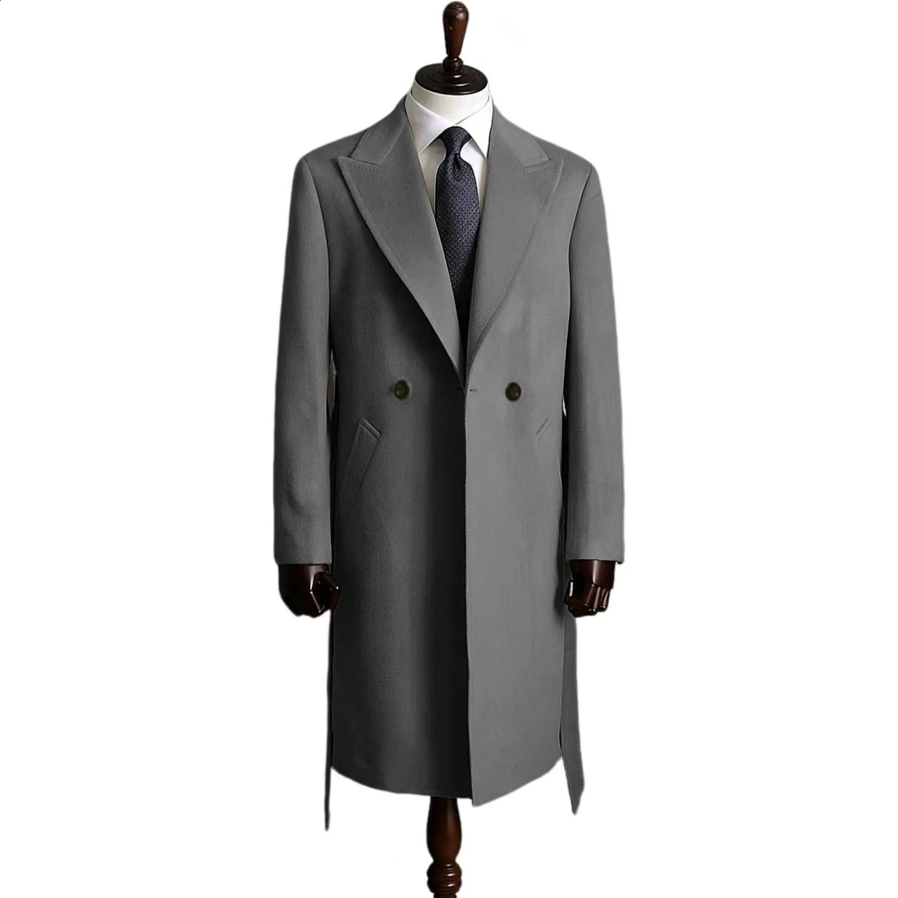 Modern trench coat for men comfortable winter jacket menfor Business leisure everyday lifeLapels coats 250107