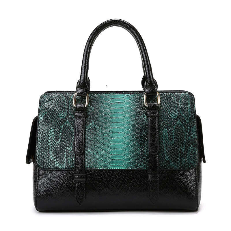 Women's Bags handbag Handbag, high-end snake pattern women's fashionable commuting middle-aged mother's large capacity tote bag, single