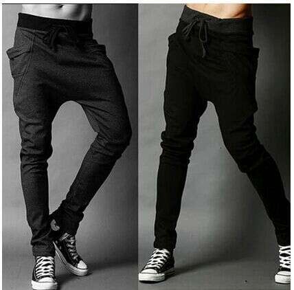 Wholesale-New Mens Joggers Fashion Harem Pants Trousers Hip Hop Slim Fit Sweatpants Men for Jogging Dance 8 Colors sport pants M~XXL