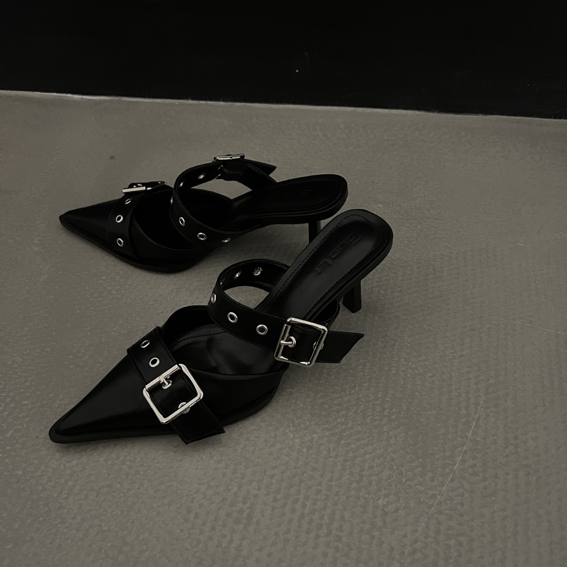 Free Shipping new designer heels Dress Shoes Slippers womans high heel buckle sandals pointed toes woman ladies outdoor shoes