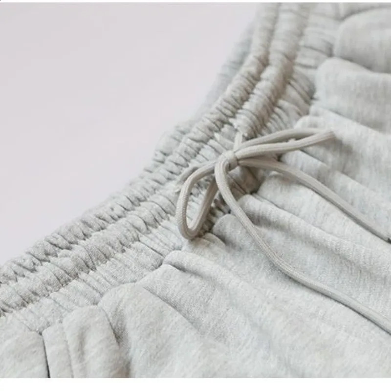 Spring and Autumn Womens Lace Up High Waist Casual Wide Leg Loose Draping Floor Dragging Straight Tube Fashion Pants 250106