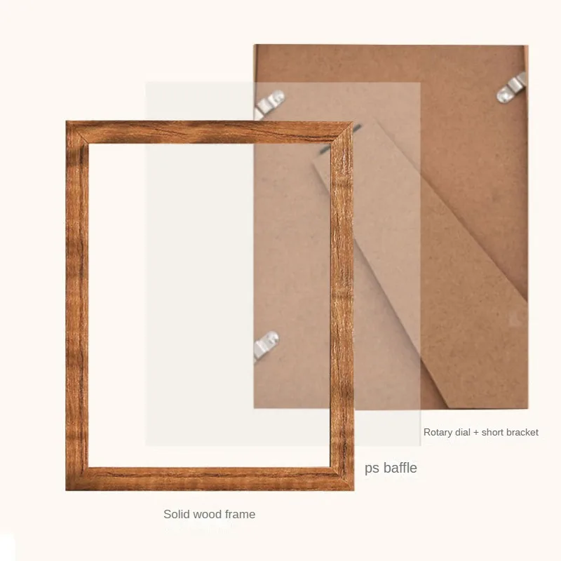 1 Pcs A4 Family Photo ,14 Inch Large Wood Frame , 30x35cm Home Decor Picture Frames with 10X15 20X25cm 20x25cm H260306