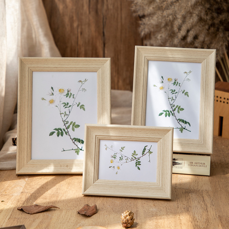 1Pcs White Creative Resin for 6 /8 Photos - Vintage American Style Tabletop/Wall Hanging Picture Frame H260306