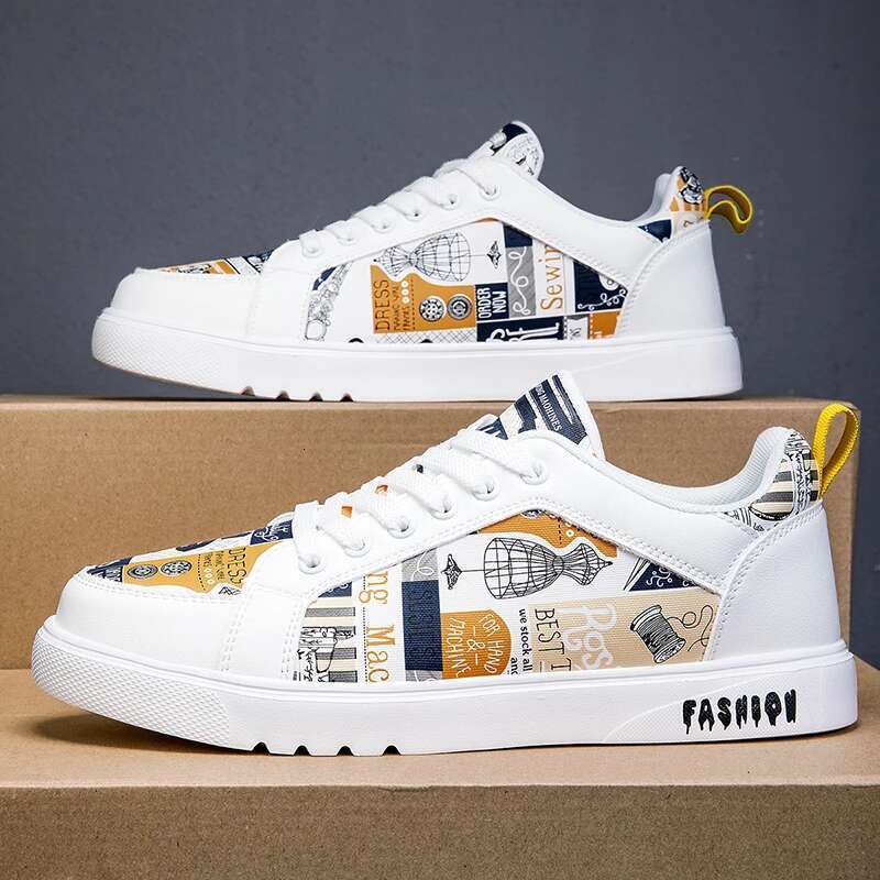 Running Flat Comfortable Leather Casual Outdoor Walking Tennis Shoes 2025 New Fashion Sneakers For Men