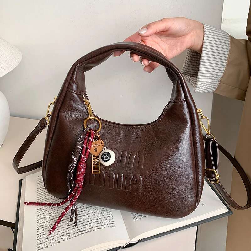 Casual Evening Dress Capacity Women's 2025 New Fashion Designer Women's Handbag High Quality PU Leather Handbag
