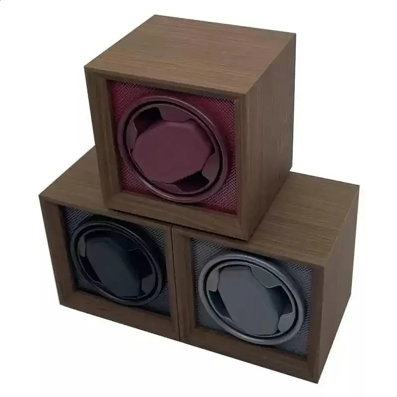 1 Slots Watch Wooden Shaker Watch Box Automatic Winder Watch Display Storage Case Holder 250103
