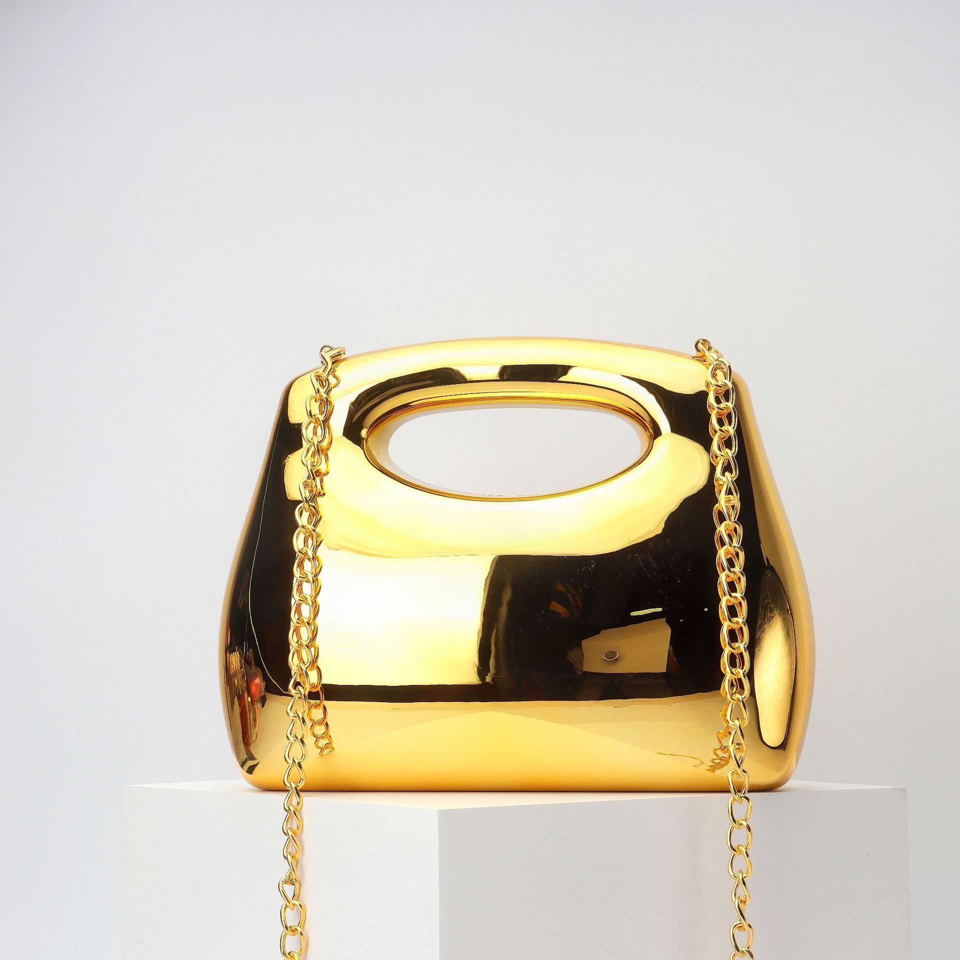 Acrylic New Banquet Chain Designer Handbag Box Women Bags Hand-held Bag