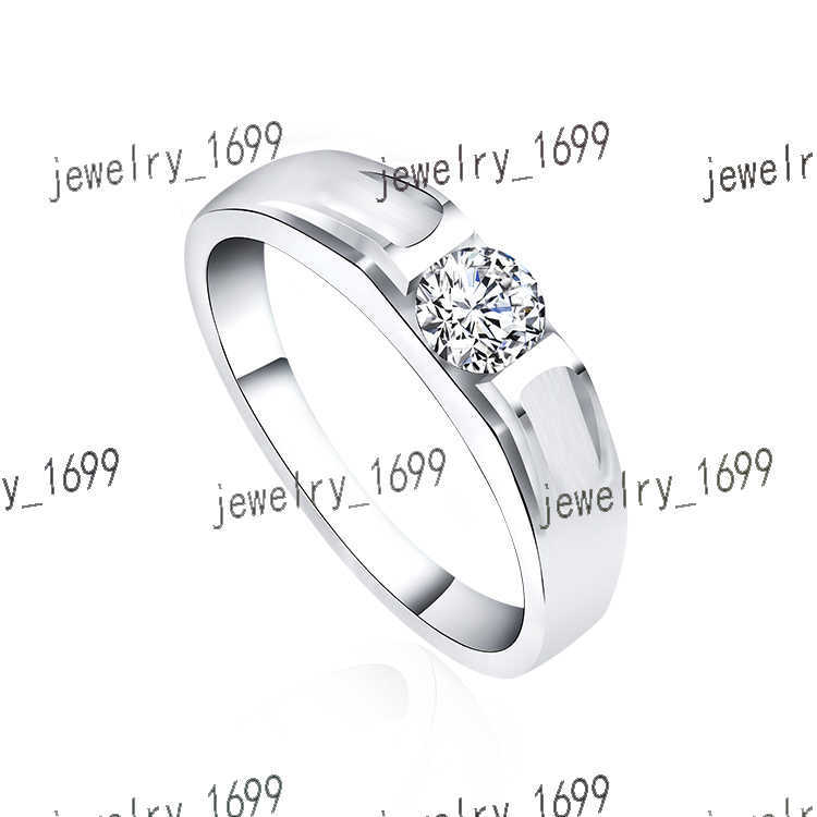 925 silver ring with moissanite diamond 0.5 ct VVS high quality moissanite rings for wedding