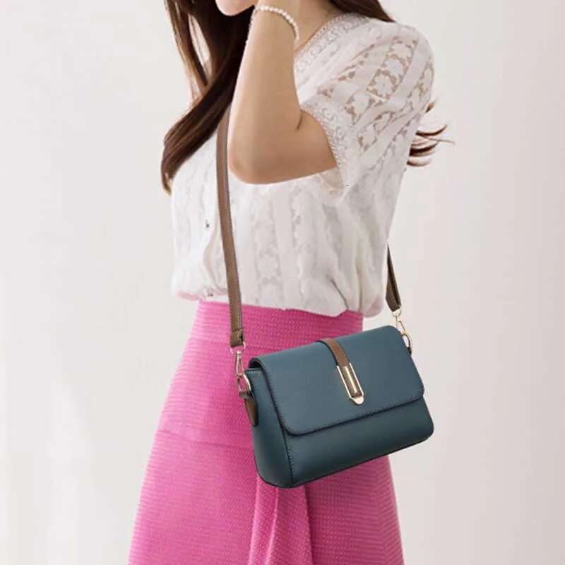 Fashion Crossbody PU Leather Messenger Versatile Sg Shoulder Women's Bag Small Handbags Sac A Main Femme Bolsas