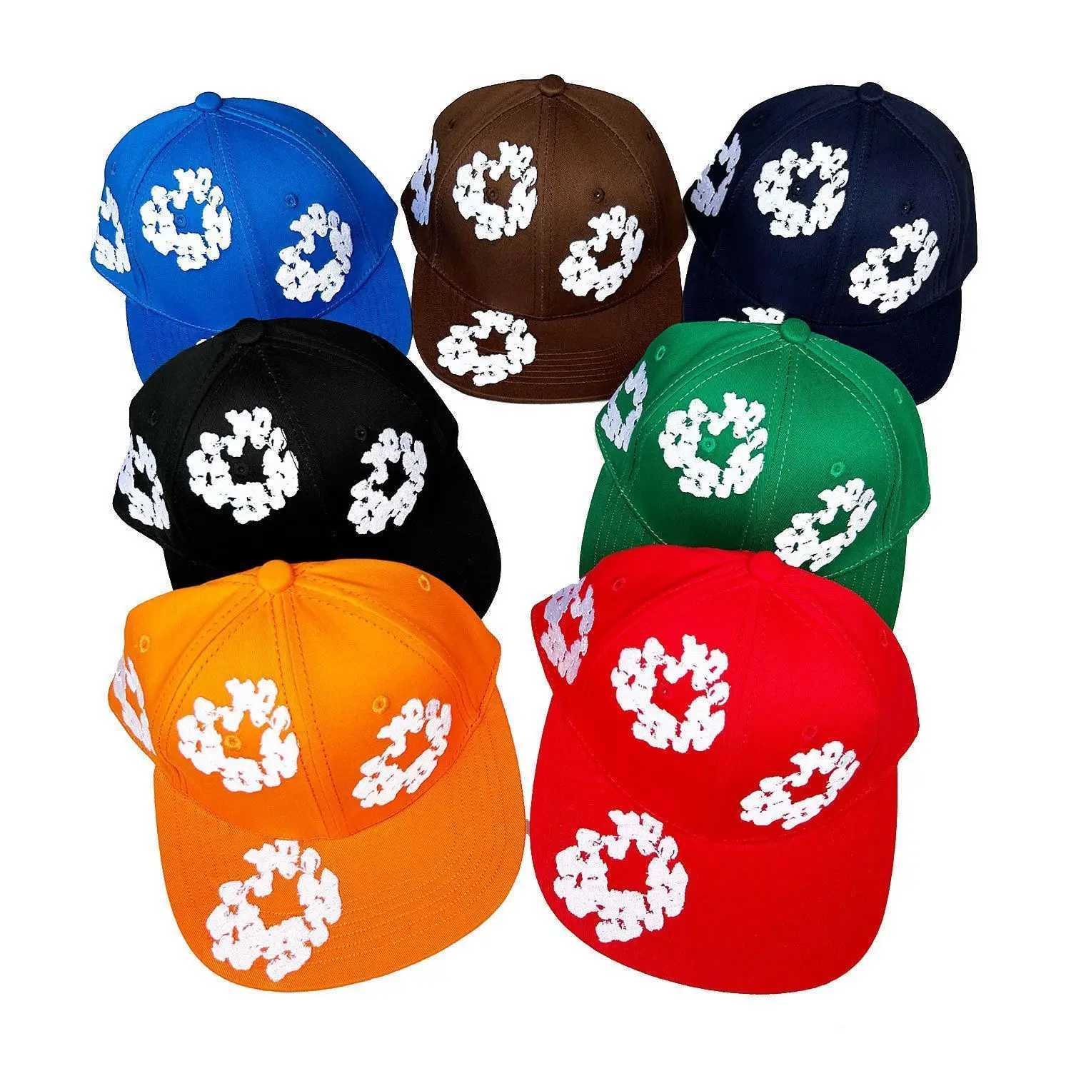 Ball Caps Mens T-Shirts 2024 New and Womens Same Outdoor Sports Sunshade Baseball Cap Straight Versatile Embroidered Sunscreen Hat H250113