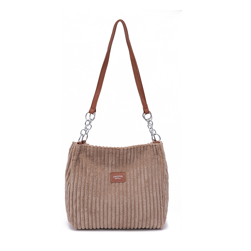 2025 New Spring And Autumn Large Capacity Velvet Trendy Handbag Solid Color Student Shoulder Versatile Tote Designer Handbag Commuter Bag