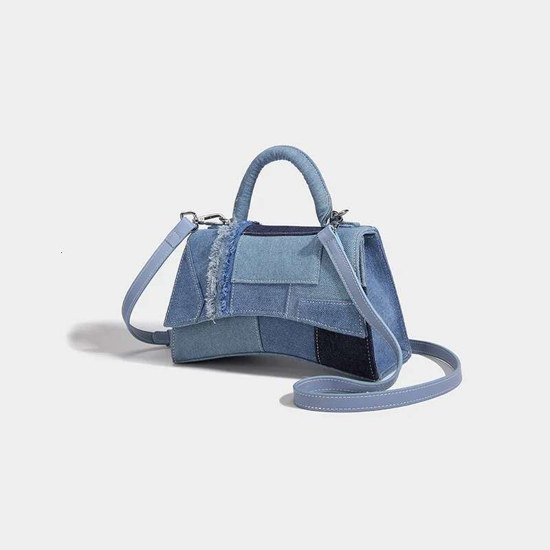 Bag Women's Shoulder Premium Splicing Denim Saddle Handbags For Women Crossbody Party Casual Fashionable Versatile Hand-Held