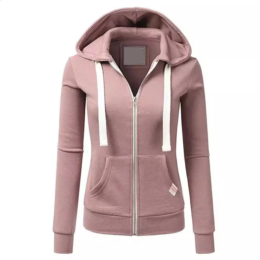 Womens Fashion Long sleeved Loose Top Hoodie Street Clothing Casual Pullover Solid Color Hooded Sweatshirt S-XXXL 250106