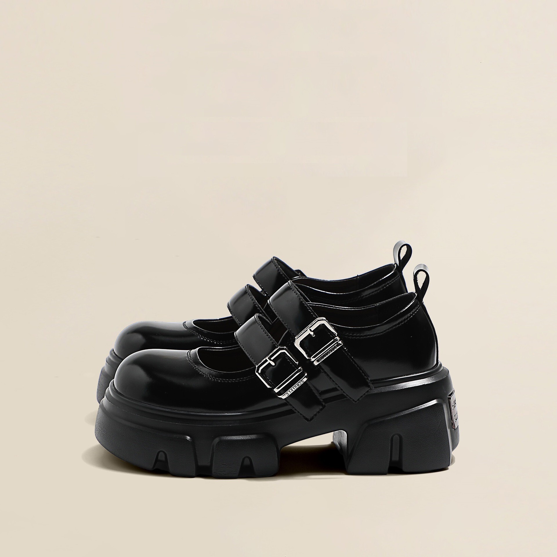 Eloping With Love~Four Seasons 7Cm Tall, Short, Thick Soled, Small Leather 2024 Autumn Edition, British Loafers, Single Shoes For Women