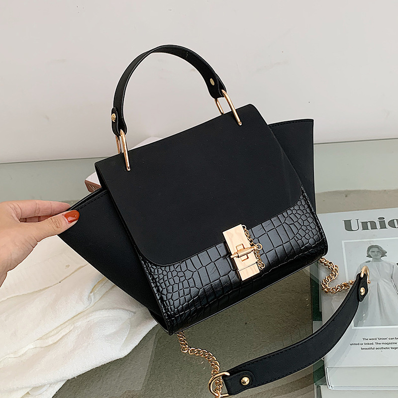 2025 Spring/summer New Frosted Small Chain Crossbody Handheld Simple Winged Women's Designer Handbag Bag