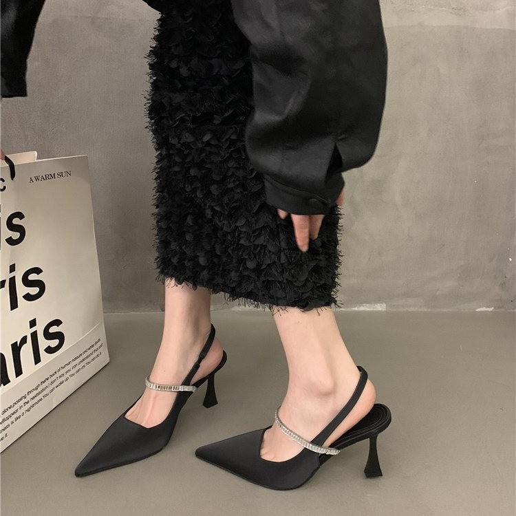 Free Shipping 2025 new designer heels Dress Shoes flat Slippers for womans diamond high heel sandals woman