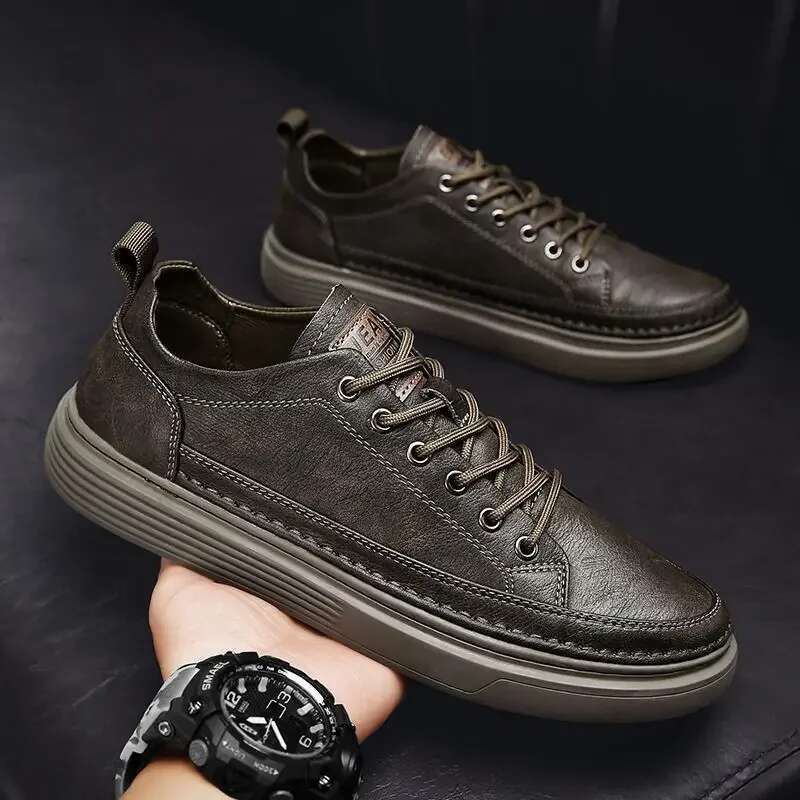 Man Casual Shoe Round Toe Flat Common Cheap Clearance Free Shipping Leather Loafers Shoes For Men In Promotion Classic Original