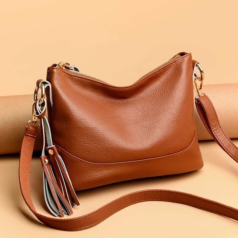 Soft Leather Women Brand Designer Ladies Handbag Purses Female Shoulder Bag Large Capacity Crossbody Bags Sac A Main