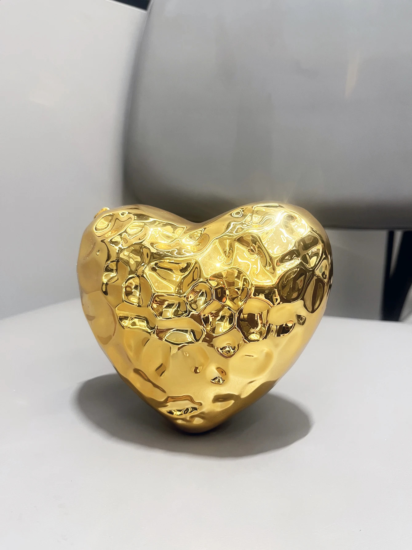 Golden Evening bag Purses and handbag er shoulder bags funny shape Party Wedding Acrylic mini small Clutch purse 250106