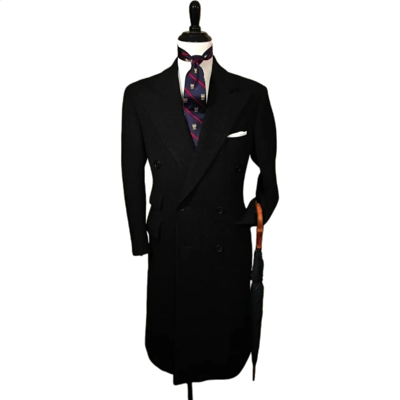 business coat for ceremonyBritish style wool men Warm trench mendoublebreasted 250107