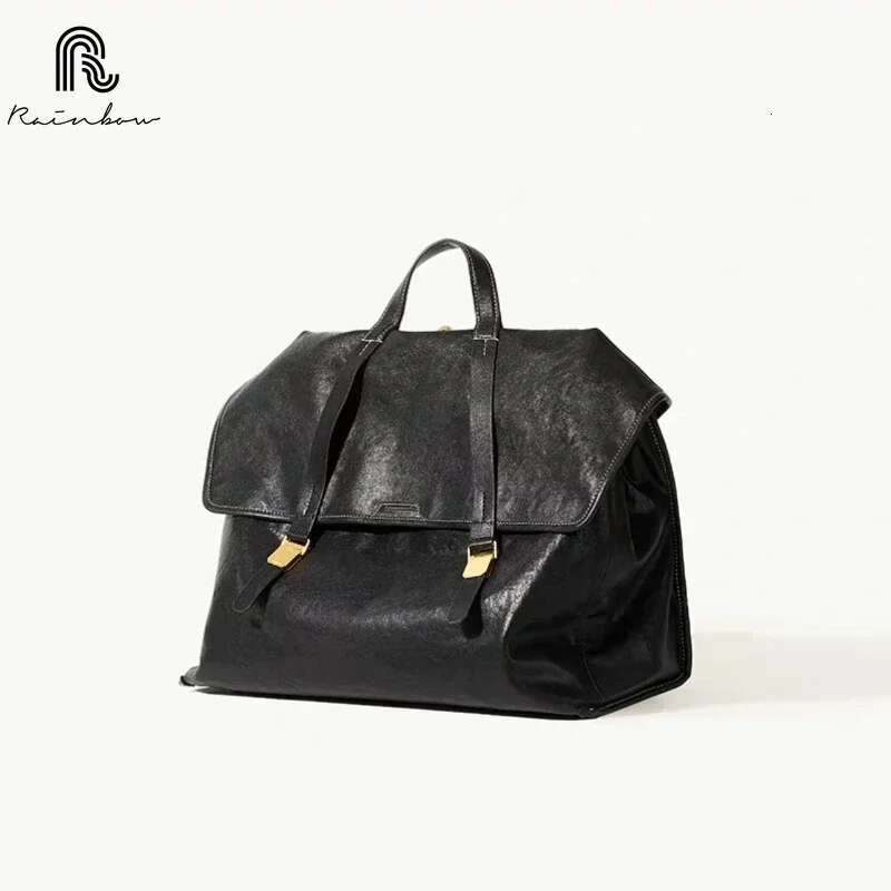 RAINBOW New Style Designer High-End Denim Shoulder Crossbody Bag For Women Man Portable Briefcase Backpack