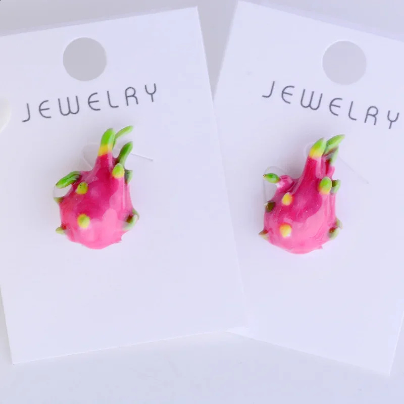 Blucome Charming Dragon Fruit Collar Brooches Pins For Women Enamel Arrival Dress Shirt Brooch Hijab Clip Birthday Gifts 250103