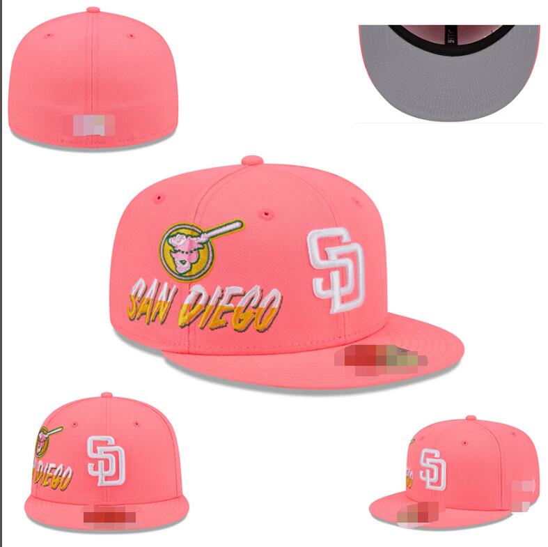 Padres 2024 champions World Series Champs Baseball Team Full Closed Caps gorras bones Men Women Casual Outdoor Sport Flat Fitted Hats Chapeau Cap casquett a