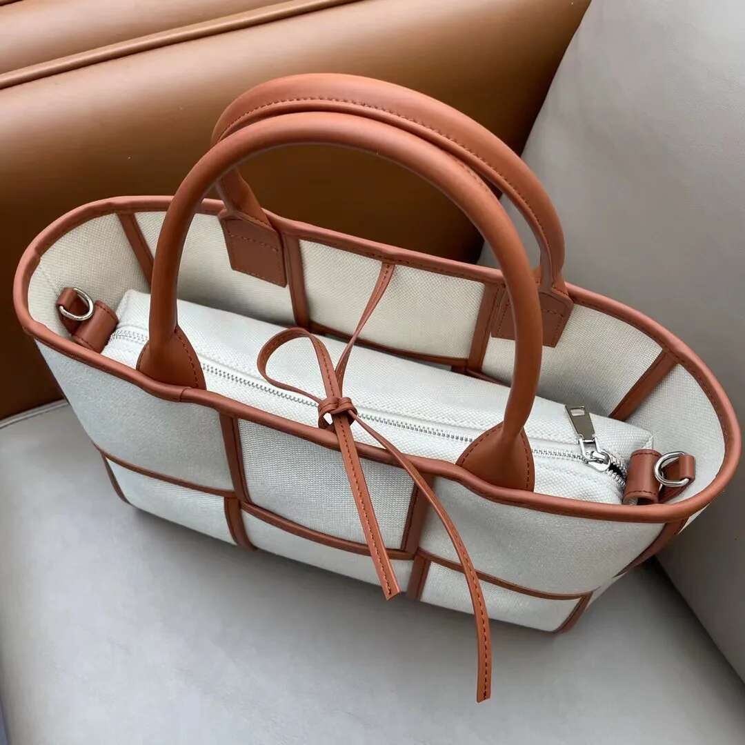 Jamhoo Woven Totes Designer Canvas Handbag Large Capacity Jeans Tote Bag Autumn Winter Shoulder Bags For Women Bolsa