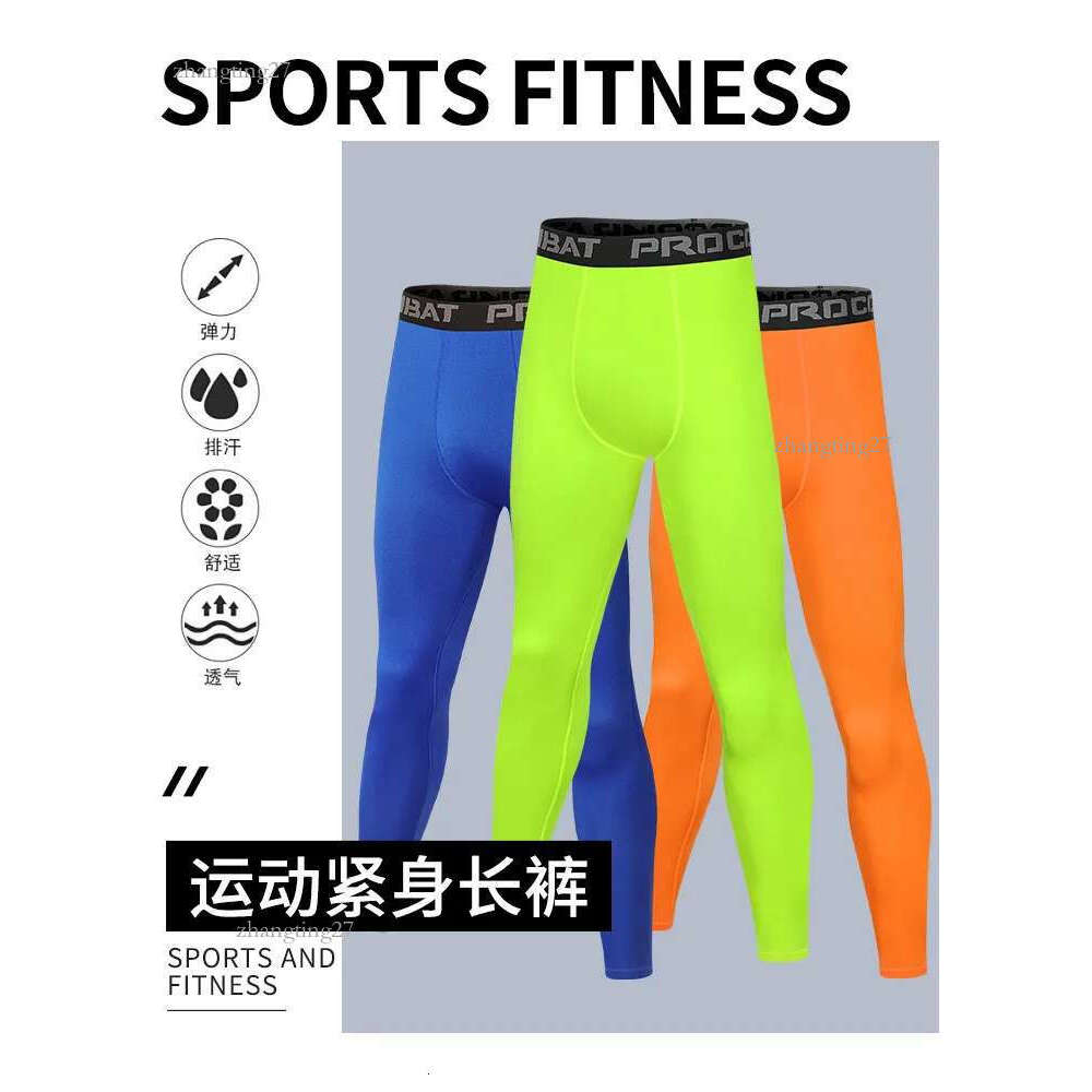 Boys Compression Youth Thermal Base Layer Fleece Tights Sports Basketball Leggings For Drop Delivery Apparel Clothing Ottzm
