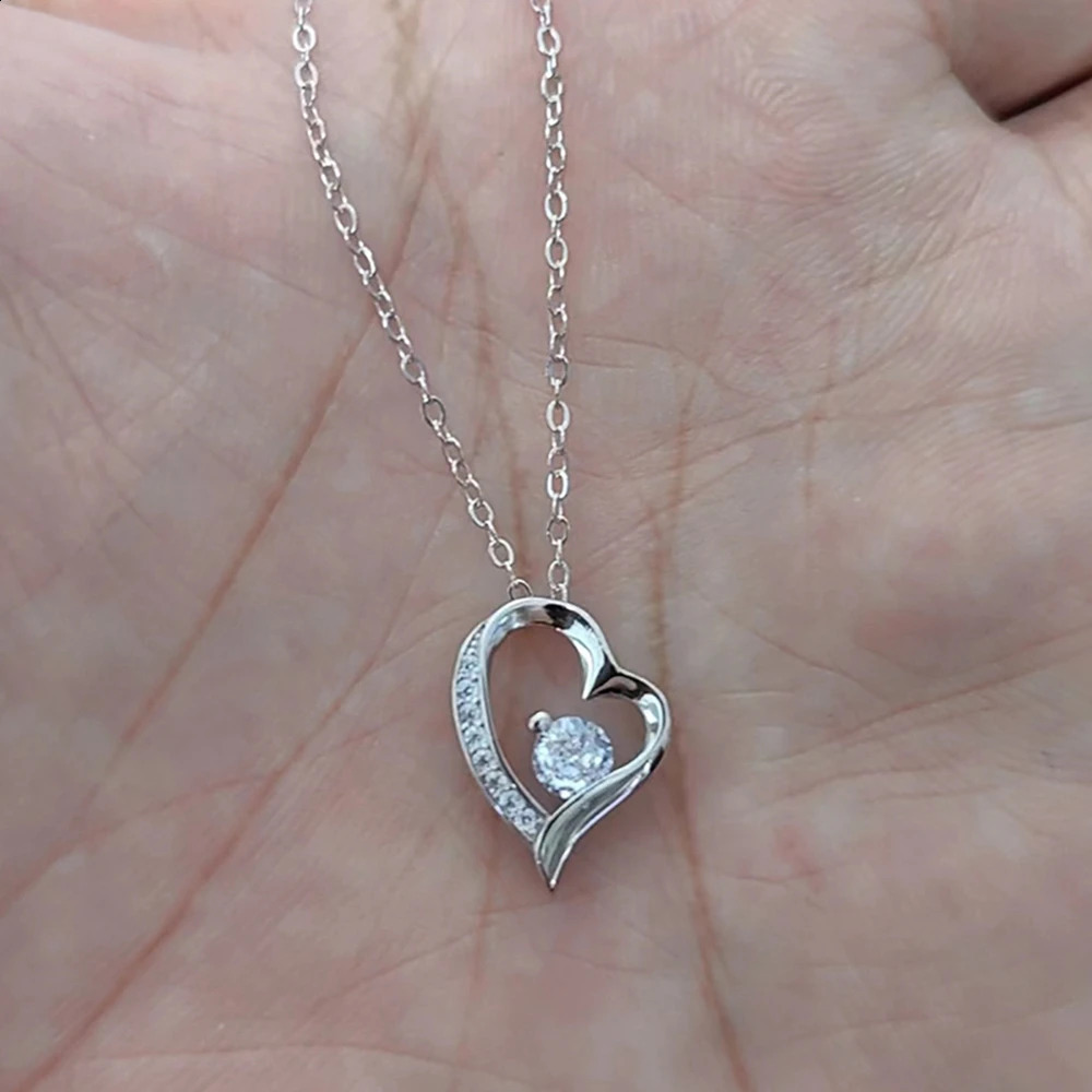 Anniversary Birthday Valentines Day Gifts Jewerlry Box Real Eternal Rose Flower With Necklace For Girlfriend Mom Wife Wedding 250107