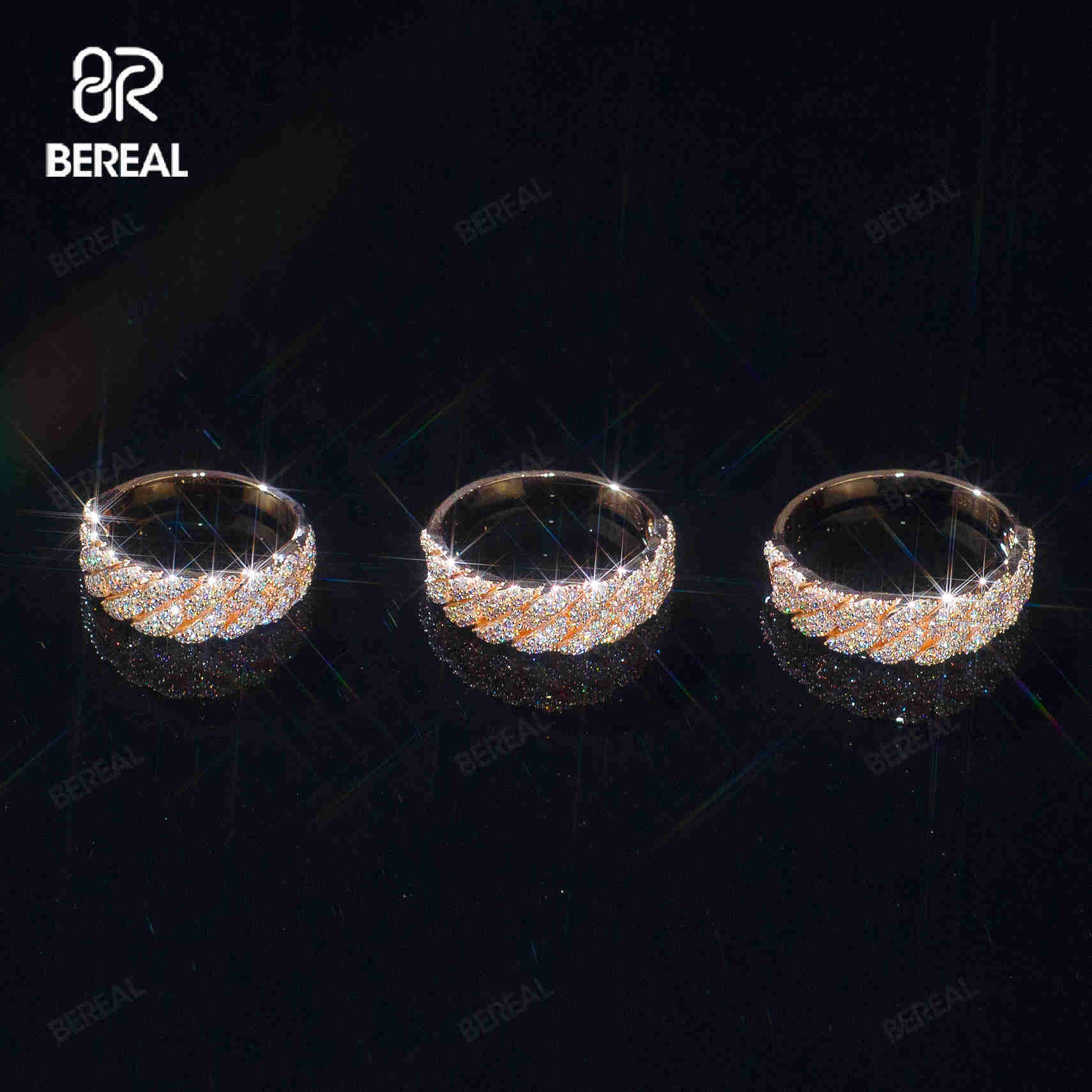 Professional Factory Rings Vvs Moissanite For Women 10K 14K 18K Solid Gold Lab Grown Diamond Engagement Ring